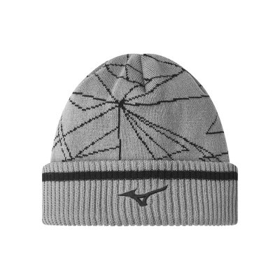 Gorros Mizuno Breath Thermo Estampados Hombre - Grises - Chile M123KWXFAQ